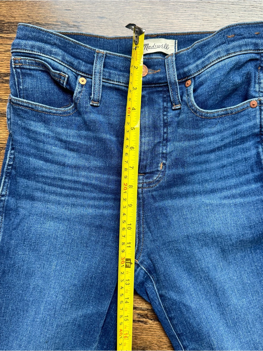 Madewell Women's Stovepipe Jeans Size 26 Medium Wash - Picture 8 of 12